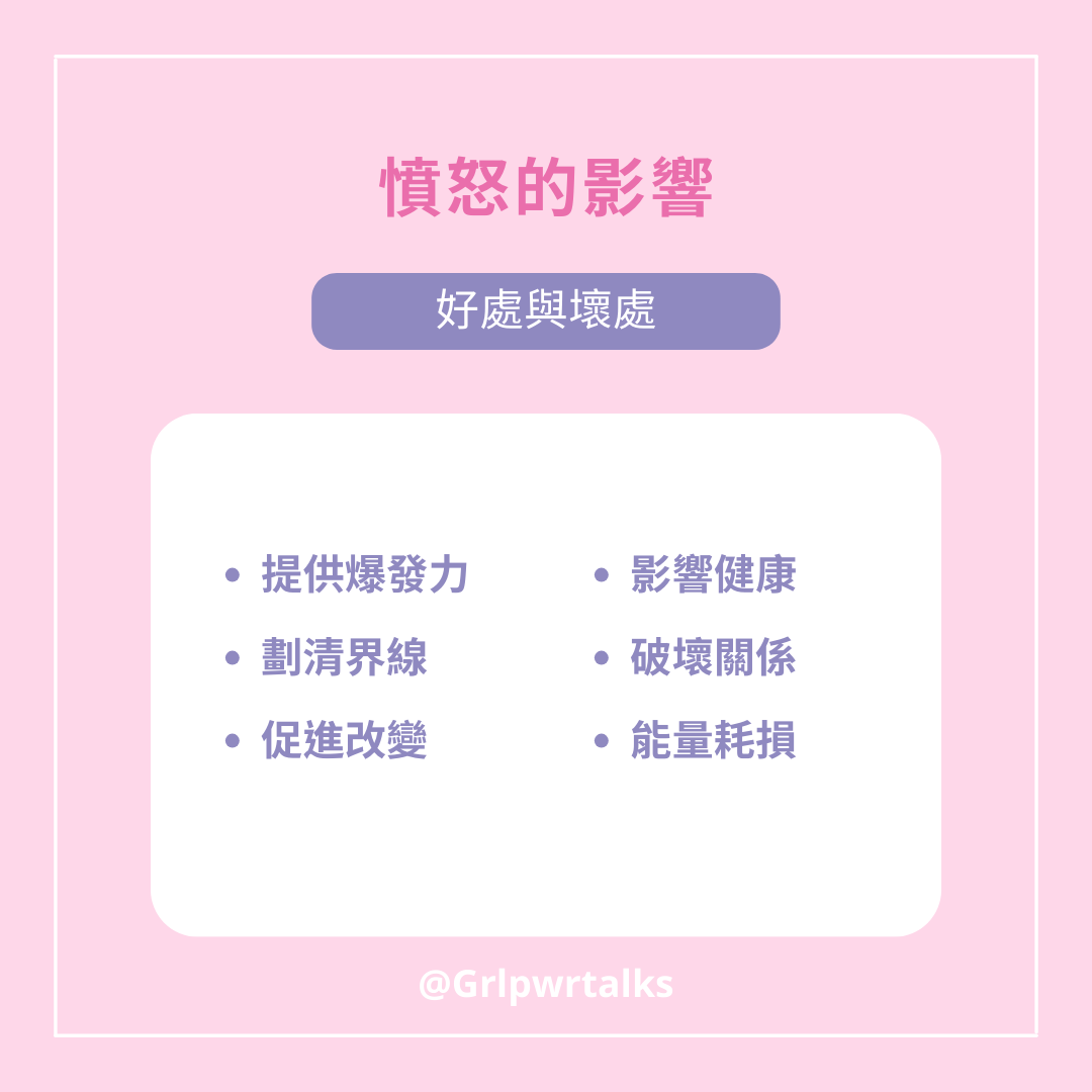 憤怒的好處與壞處